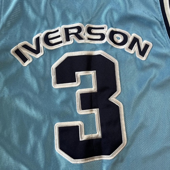 Allen Iverson Reebok Limited Edition Blue Jersey - Picture 8 of 8